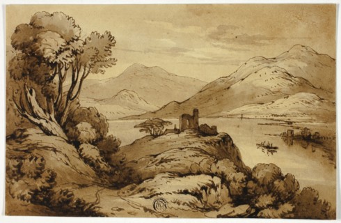 View of Mountain Lake, n.d. Creator: James Robertson.