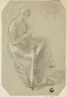 Seated Woman, n.d. Creator: Unknown.