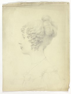 Profile of Woman Facing Left, n.d. Creator: Unknown.