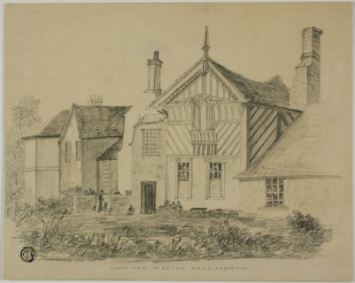 North View of Broom Hall, Sheffield, n.d. Creator: Unknown.