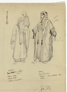 Arabic Man, Woman and Child, n.d. Creator: Unknown.