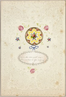 Love is a Star (Valentine), c.1840. Creator: Unknown.