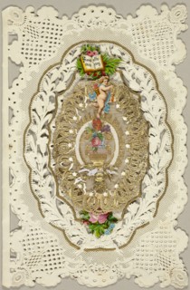 Friendship Offering (valentine), c.1850. Creator: Unknown.