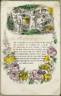 The World That Is (valentine), c.1830. Creator: Unknown.