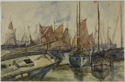 Ships in Port, n.d. Creator: Unknown.