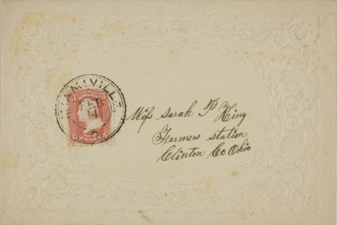 Valentine envelope, n.d. Creator: Unknown.