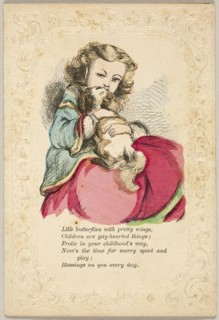 Like Butterflies with Pretty Wings (valentine), 1860/69. Creator: Unknown.