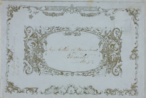 Valentine envelope, n.d. Creator: Unknown.