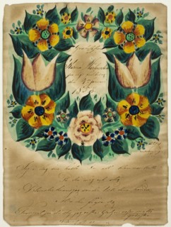 Letter of Congratulations to Karna Martensdottir, n.d. Creator: Unknown.