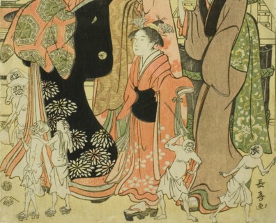 Good and Evil Influences (Zendama akudama), c. 1795. Creator: Eishosai Choki.