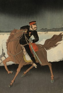 The Army and Navy Attack and Capture Weihaiwei (Ikaiei rikukaigun kogeki senryo zu), Japan, 1895. Creator: Kobayashi Ikuhide.