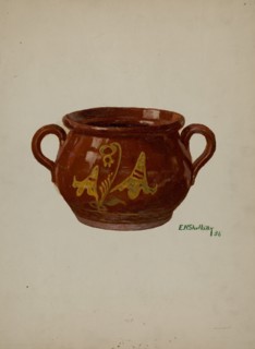 Pa. German Jar, 1936. Creator: Eugene Shellady.