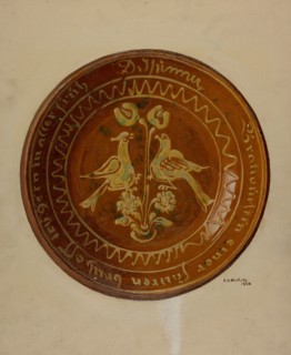 Pa. German Dish, 1938. Creator: Eugene Shellady.