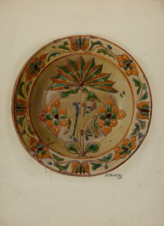 Pa. German Dish, 1938. Creator: Eugene Shellady.