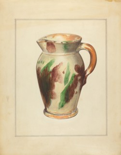 Pitcher, 1935/1942. Creator: Anna Aloisi.