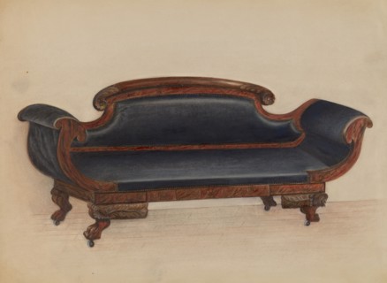 Sofa, 1936. Creator: Anna Aloisi.