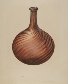 Bar Bottle, c. 1940. Creator: Anna Aloisi.
