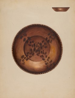 Pie Plate, 1936. Creator: Anna Aloisi.