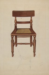 Early Dayton Chair, c. 1937. Creator: Therkel Anderson.
