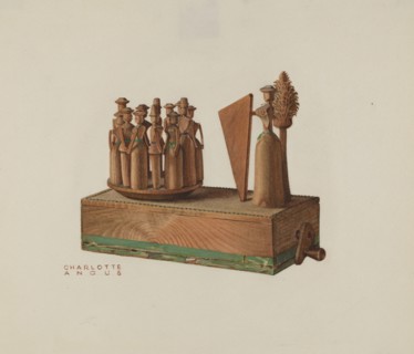 Pa. German Music Box, 1935/1942. Creator: Charlotte Angus.