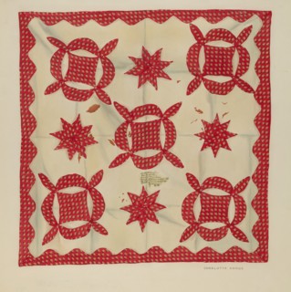 Crib Quilt, 1935/1942. Creator: Charlotte Angus.