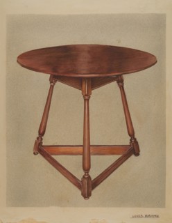 Table, c. 1937. Creator: Louis Annino.