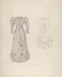 Dress, c. 1937. Creator: Arelia Arbo.