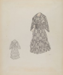 Dress, c. 1937. Creator: Arelia Arbo.