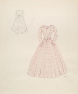 Dress, c. 1937. Creator: Arelia Arbo.