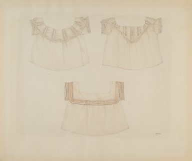 Baby's Under-waists, c. 1937. Creator: Arelia Arbo.