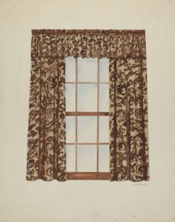 Drapery, 1935/1942. Creator: Madeline Arnold.