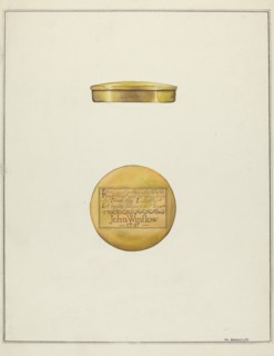 Snuff Box, c. 1936. Creator: Madeline Arnold.