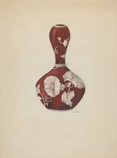 Vase, c. 1937. Creator: Madeline Arnold.