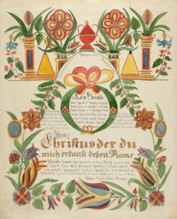 Baptismal Certificate, c. 1936. Creator: Ralph Atkinson.