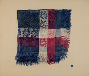 Economy Scarf, c. 1938. Creator: Ralph Atkinson.