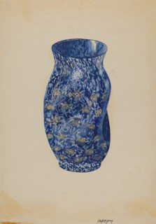 Pinch Vase, c. 1936. Creator: Ralph Atkinson.