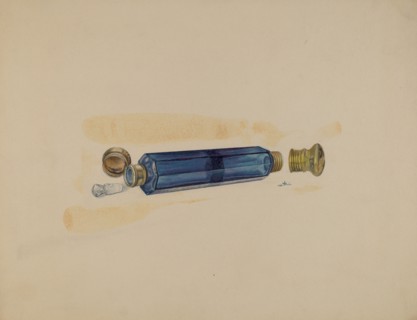 Perfume Bottle, 1938. Creator: Ralph Atkinson.