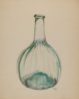 Blown Bottle, 1937. Creator: Ralph Atkinson.