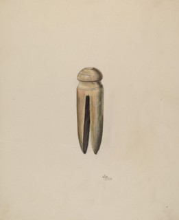 Clothes Pin, c. 1938. Creator: Ralph Atkinson.