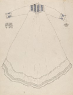 Nightgown, 1935/1942. Creator: Evelyn Bailey.