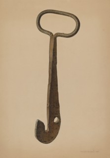 Log Loading Hook, 1939. Creator: Harold Ballerd.