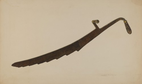 Knife, c. 1939. Creator: Harold Ballerd.
