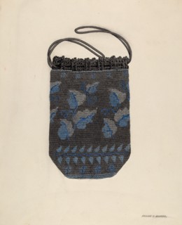 Bag, c. 1938. Creator: Frank C. Barks.