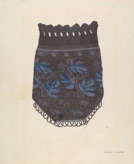 Bag, c. 1938. Creator: Frank C. Barks.