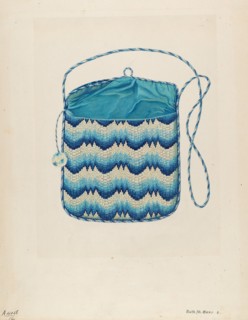 Purse, c. 1937. Creator: Ruth M. Barnes.