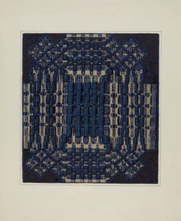 Coverlet (Detail), c. 1936. Creator: Ruth M. Barnes.