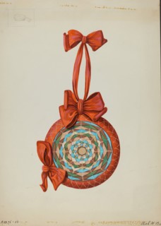Pincushion, c. 1937. Creator: Ruth M. Barnes.