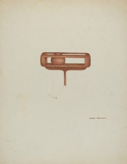 Rattle, 1935/1942. Creator: Dana Bartlett.