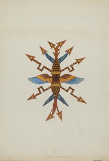 Ceiling Ornament, c. 1936. Creator: Dana Bartlett.