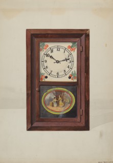 Clock, Seth Thomas, c. 1937. Creator: Dana Bartlett.